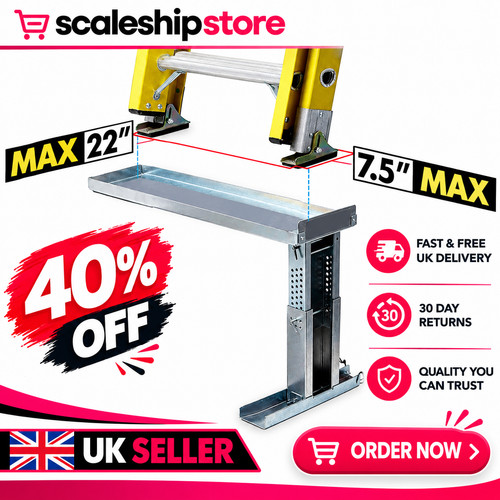 Heavy duty ladder - ladder, leveler