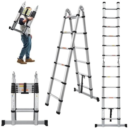 Aluminum telescopic ladder - ladder, a