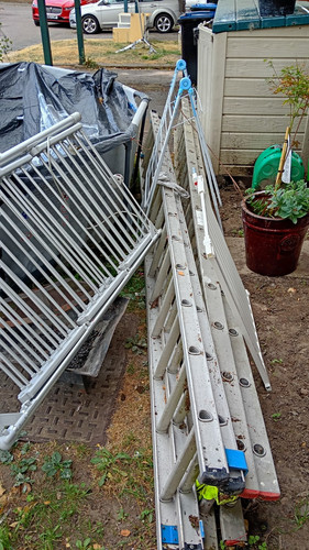 Aluminium extension ladder - ladder, 26